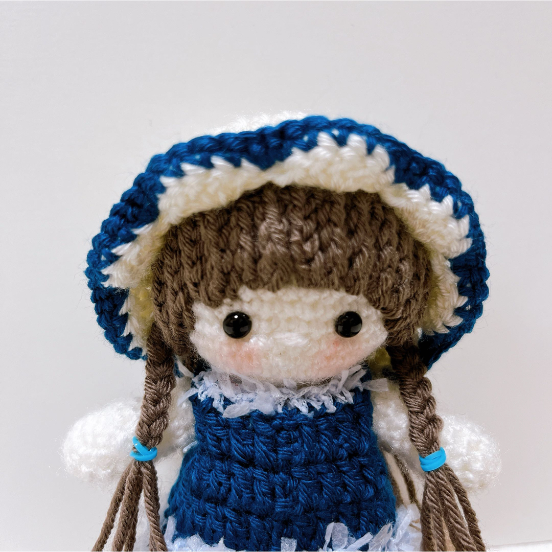 ハンドメイド】あみぐるみ 女の子 着せ替え おしゃれ どちらか1 ハンドメイド】あみぐるみ 女の子 着せ替え おしゃれ どちらか1