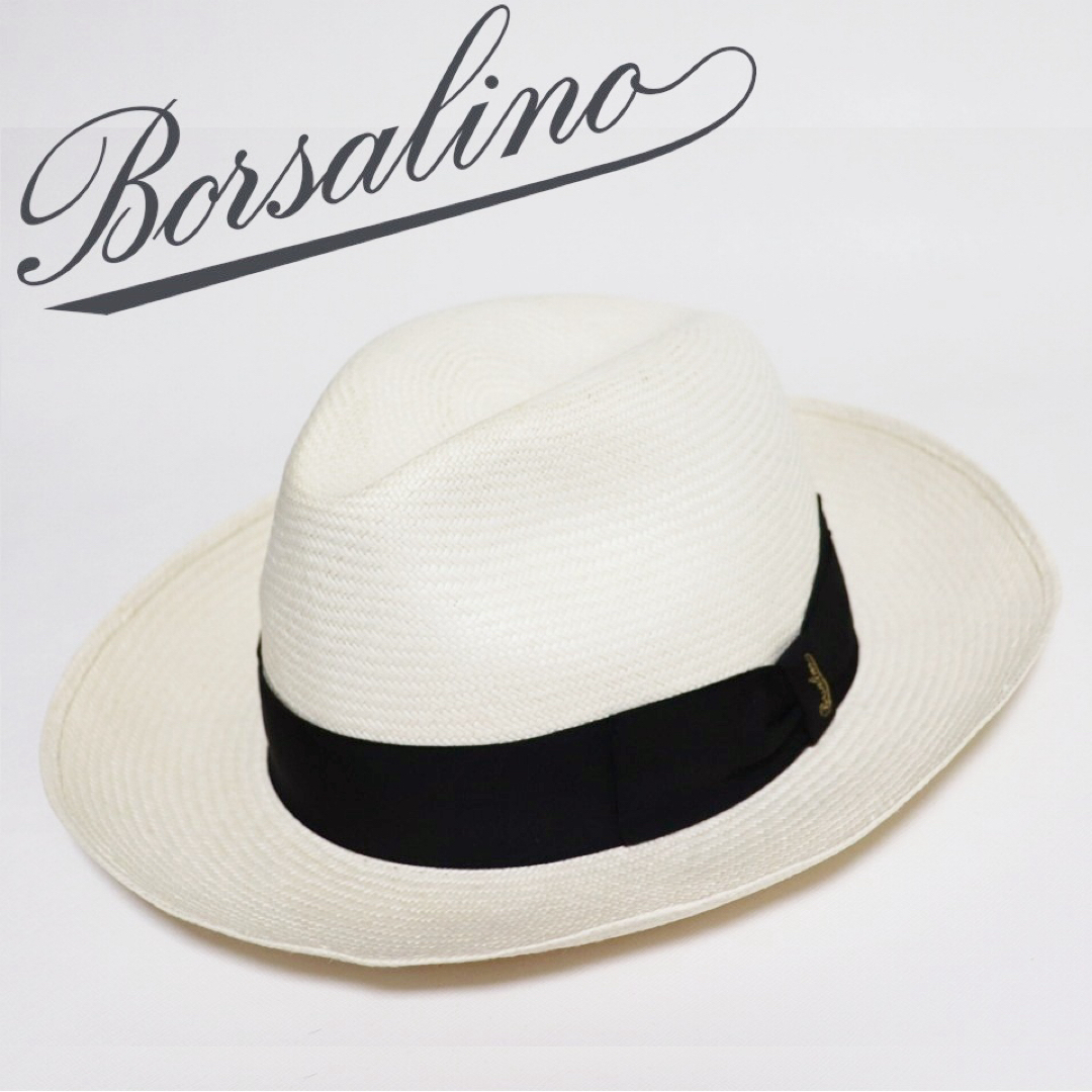 Borsalino - 《ボルサリーノ》新品 イタリア製 高級パナマハット Borsalino - 《ボルサリーノ》新品 イタリア製 高級パナマハット
