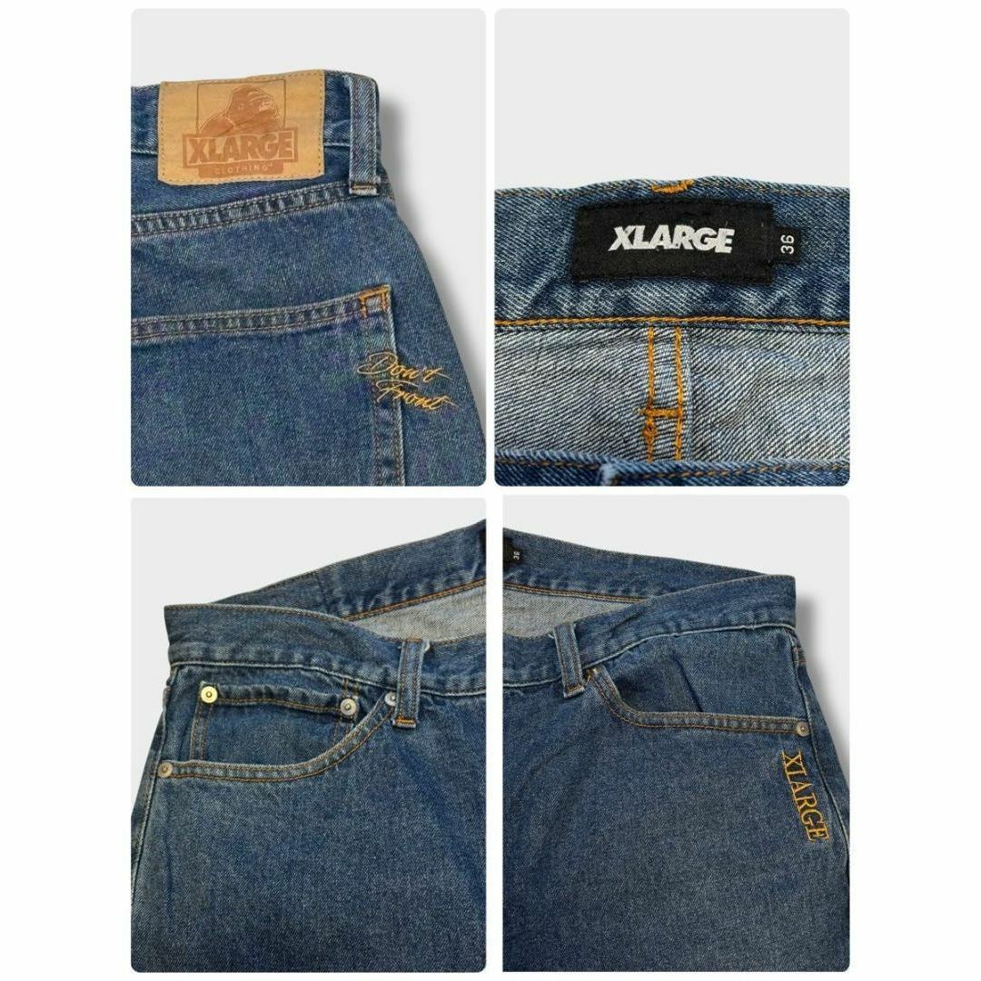 XLARGE - XLARGE EMBROIDERY DENIM PANT ワイドデニム 36の通販 XLARGE - XLARGE EMBROIDERY DENIM PANT ワイドデニム 36の通販