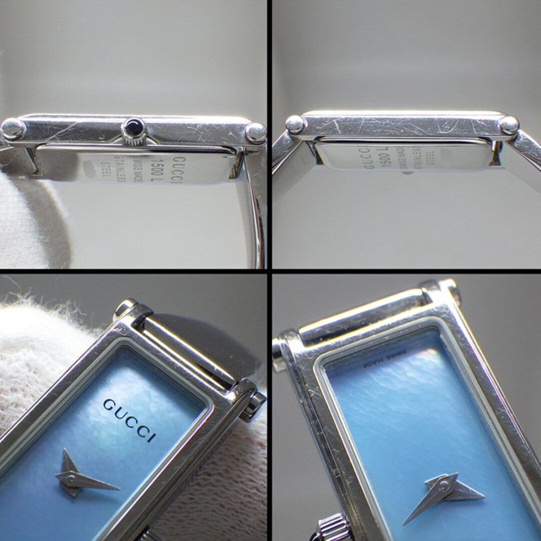 GUCCI - グッチ GUCCI 腕時計 バングルウォッチ 1500L ホース GUCCI - グッチ GUCCI 腕時計 バングルウォッチ 1500L ホース