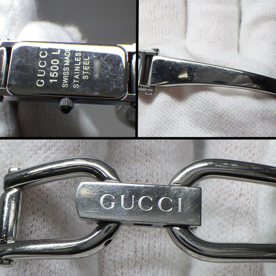 GUCCI - グッチ GUCCI 腕時計 バングルウォッチ 1500L ホース GUCCI - グッチ GUCCI 腕時計 バングルウォッチ 1500L ホース
