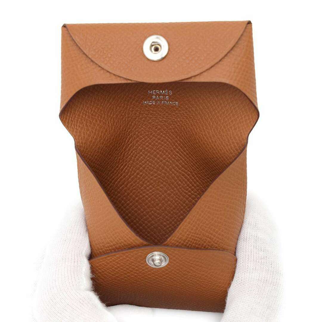 HERMES - エルメス コインケース バスティア ゴールド エプソン HERMES - エルメス コインケース バスティア ゴールド エプソン