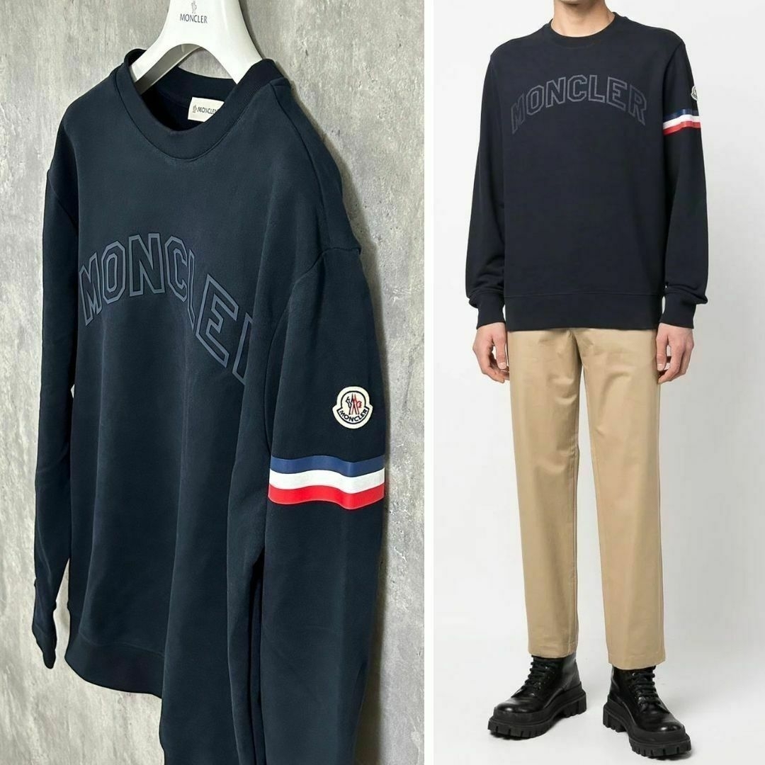 MONCLER - ☆新品未使用☆MONCLERトリコロールアクセントロゴ MONCLER - ☆新品未使用☆MONCLERトリコロールアクセントロゴ