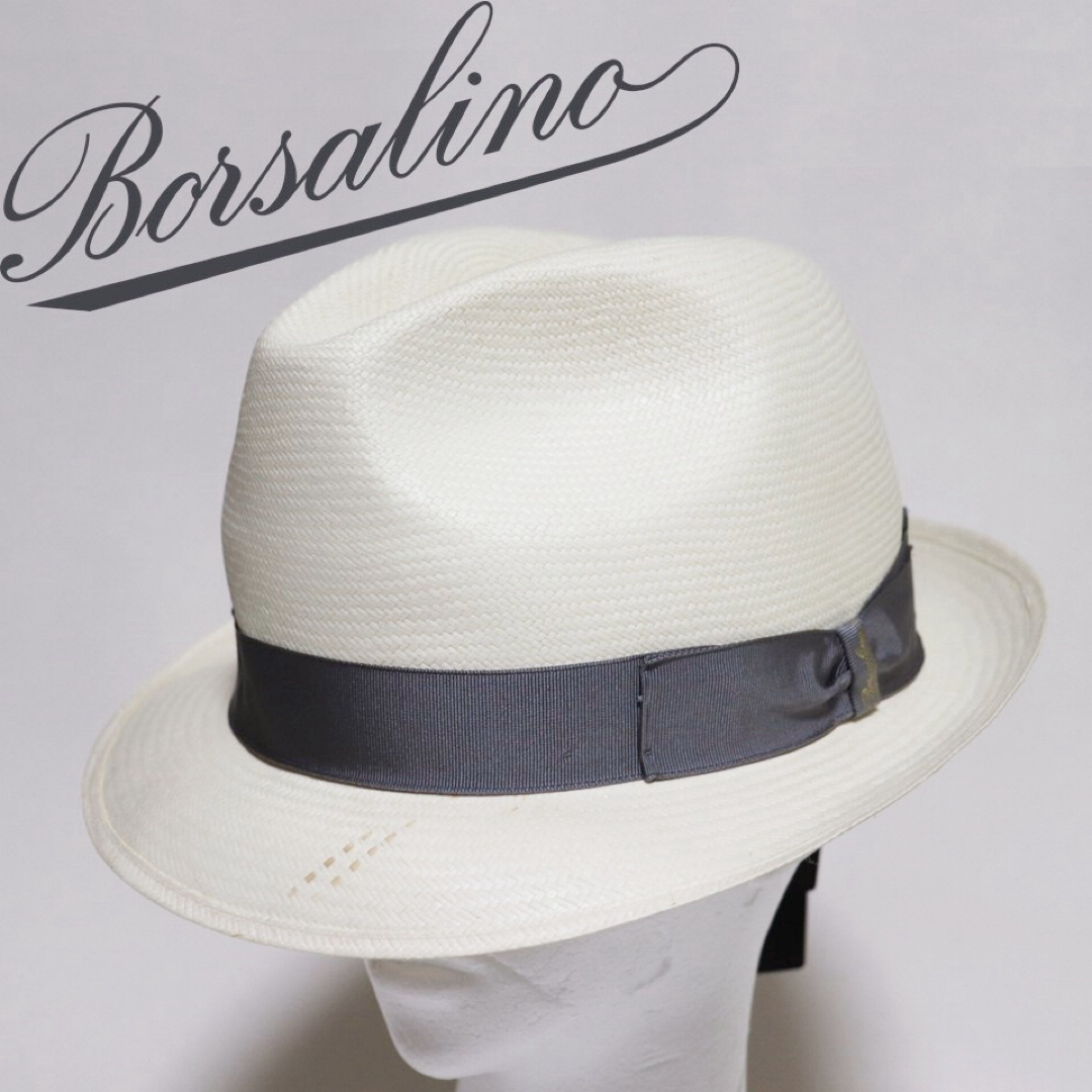 Borsalino - 《ボルサリーノ》新品 イタリア製 高級パナマハット Borsalino - 《ボルサリーノ》新品 イタリア製 高級パナマハット