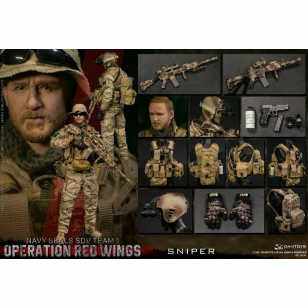 DAMTOYS 1/6 米海軍特殊部隊 ネイビーシールズ SDVチーム1 - の DAMTOYS 1/6 米海軍特殊部隊 ネイビーシールズ SDVチーム1 - の
