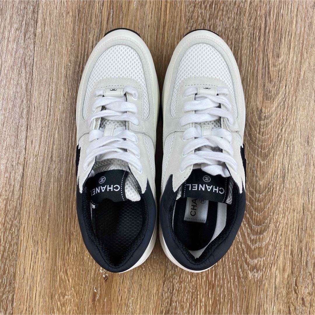 CHANEL - r4706 シャネル CHANEL メッシュ スエード カーフ CHANEL - r4706 シャネル CHANEL メッシュ スエード カーフ