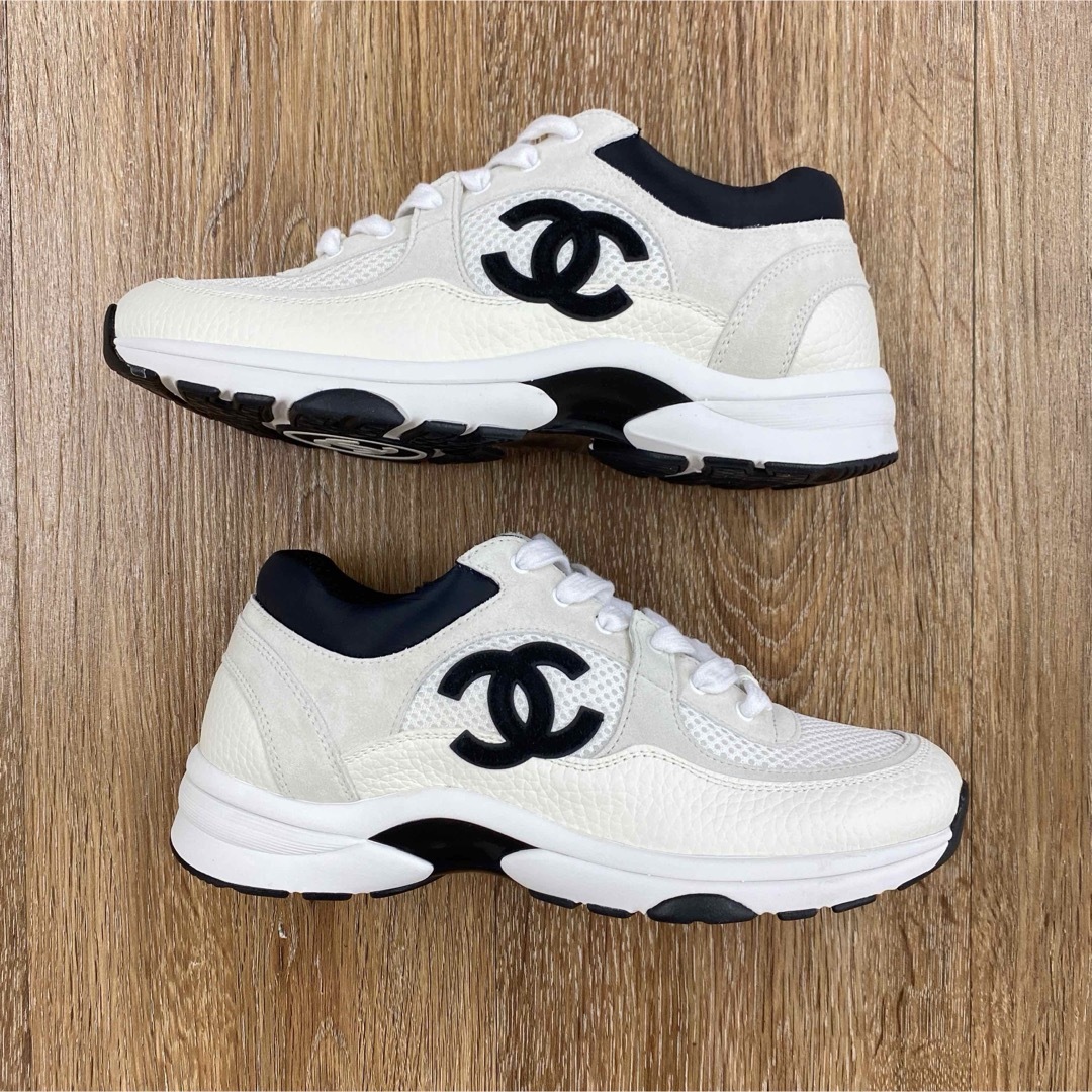 CHANEL - r4706 シャネル CHANEL メッシュ スエード カーフ CHANEL - r4706 シャネル CHANEL メッシュ スエード カーフ