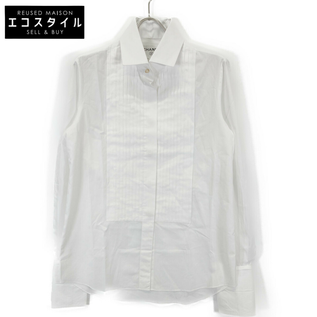 CHANEL - シャネル ホワイト 02P P19509V11015 パール釦 CHANEL - シャネル ホワイト 02P P19509V11015 パール釦