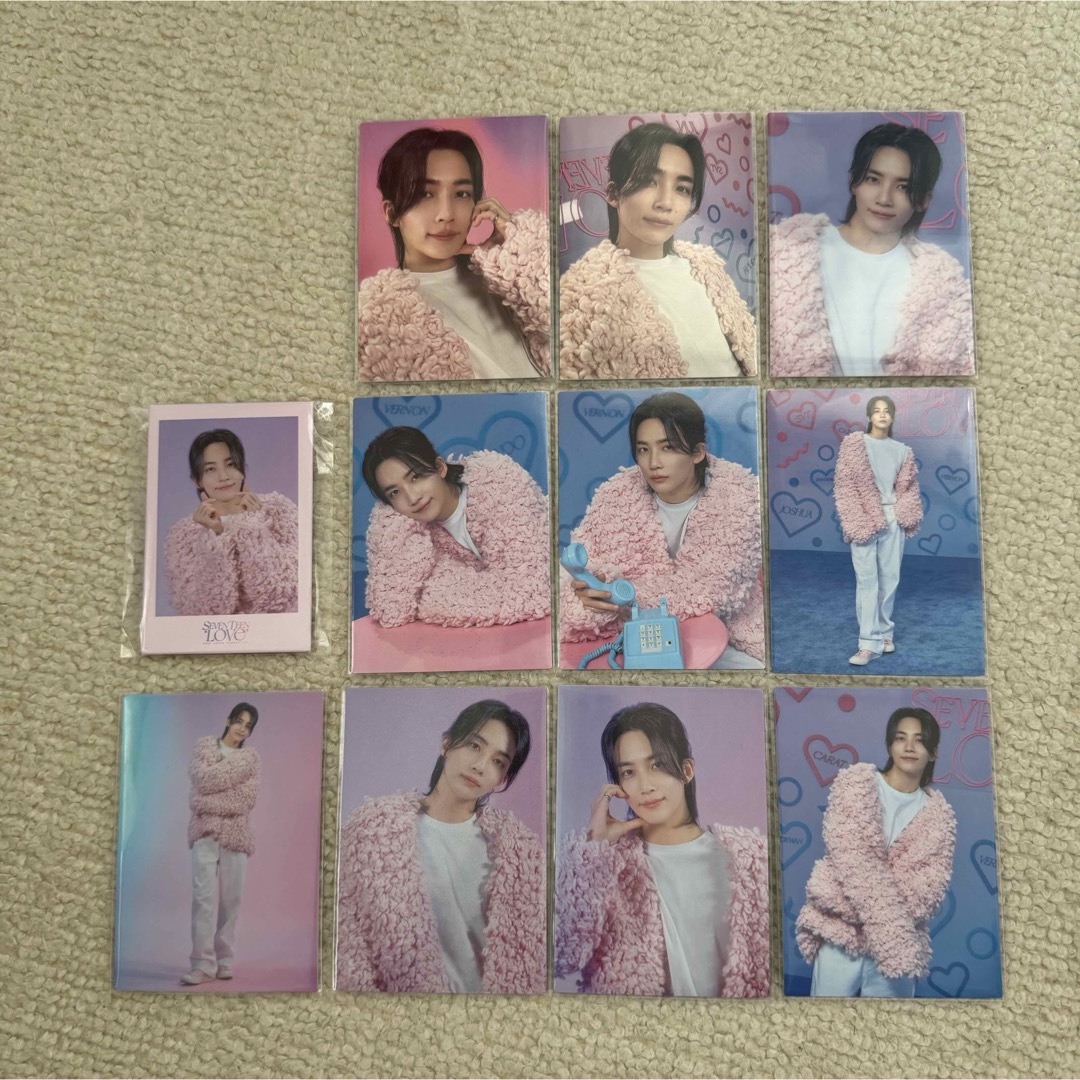 SEVENTEEN - seventeen LOVE ジョンハン ペンミ トレカ コンプの SEVENTEEN - seventeen LOVE ジョンハン ペンミ トレカ コンプの