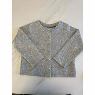 ユニクロ(UNIQLO)のユニクロ　キッズ　ドライストレッチ　カーディガン　110 グレー(カーディガン)