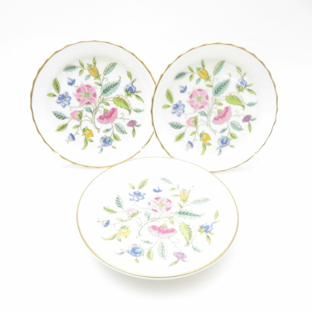 MINTON - 美品 MINTON ミントン ハドンホール ゴールド 小皿 3枚 MINTON - 美品 MINTON ミントン ハドンホール ゴールド 小皿 3枚