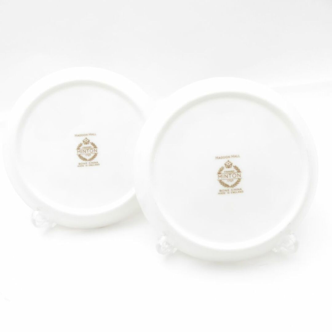 MINTON - 美品 MINTON ミントン ハドンホール ゴールド 小皿 3枚 MINTON - 美品 MINTON ミントン ハドンホール ゴールド 小皿 3枚