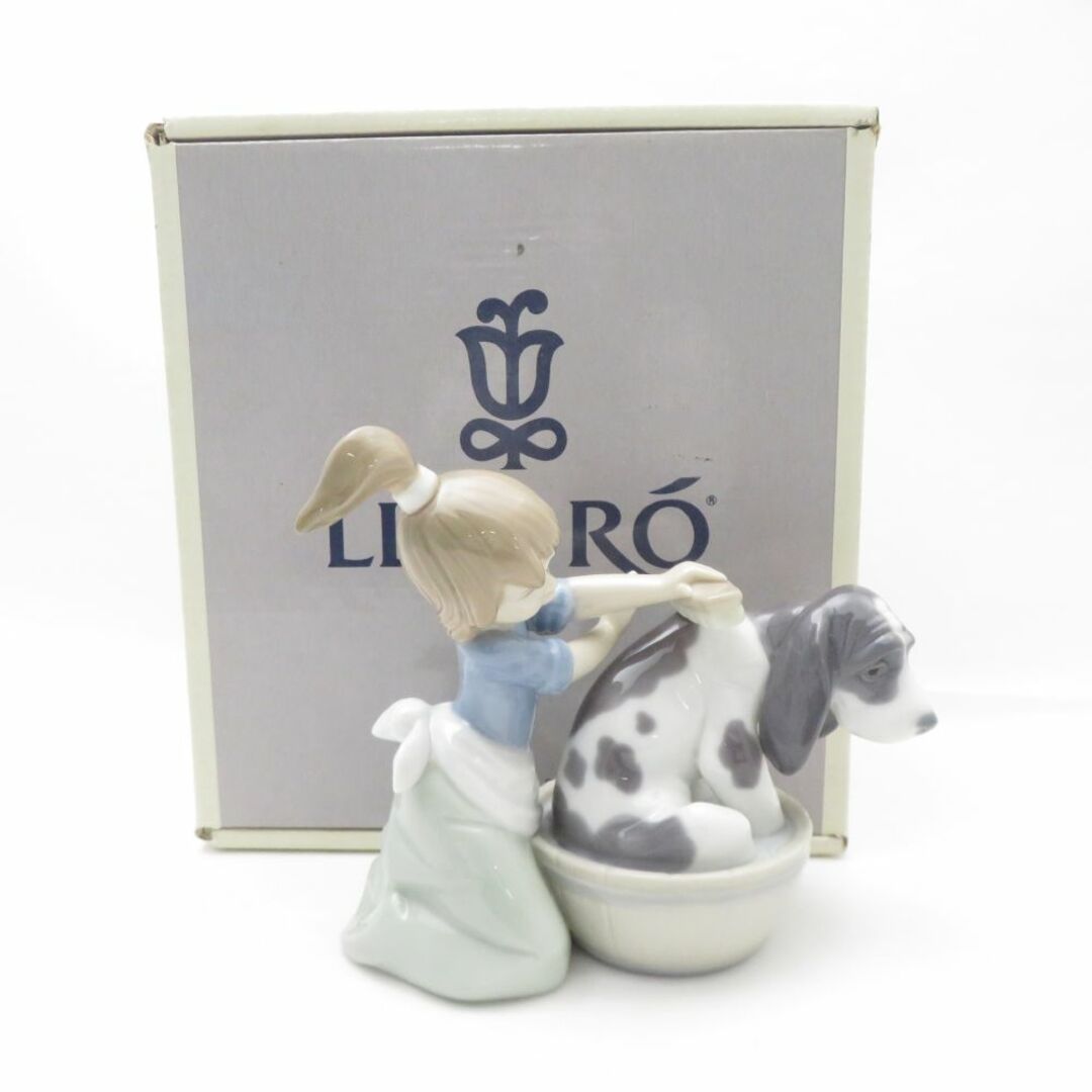 美品 LLADRO リヤドロ 5455 きれいにしましょうね フィギュリン 美品 LLADRO リヤドロ 5455 きれいにしましょうね フィギュリン