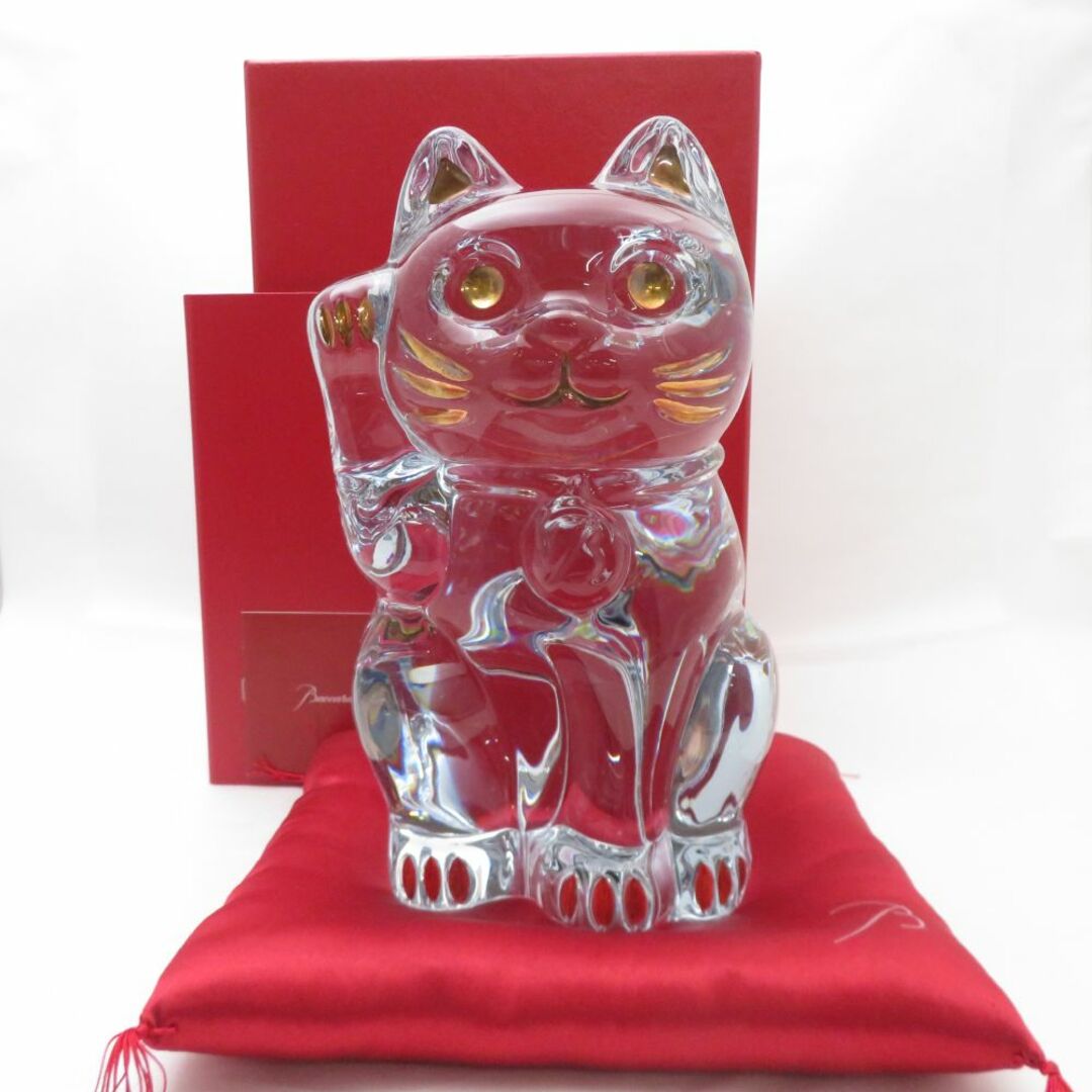 Baccarat - 美品 Baccarat バカラ まねき猫 ラッキーキャット Baccarat - 美品 Baccarat バカラ まねき猫 ラッキーキャット
