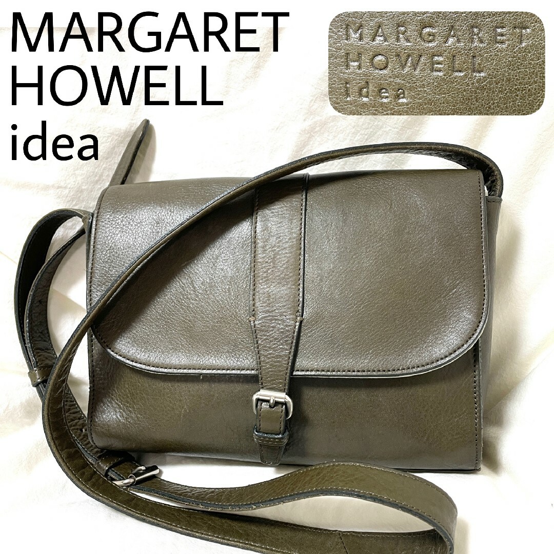 MARGARET HOWELL - 極美品【MARGARET HOWELL】本革 ショルダー MARGARET HOWELL - 極美品【MARGARET HOWELL】本革 ショルダー