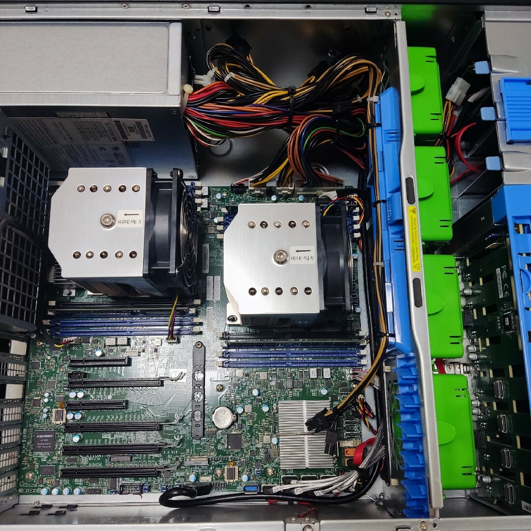 40コア80スレッド/96GBメモリー/office/プラチナ1200Wの通販 by 40コア80スレッド/96GBメモリー/office/プラチナ1200Wの通販 by