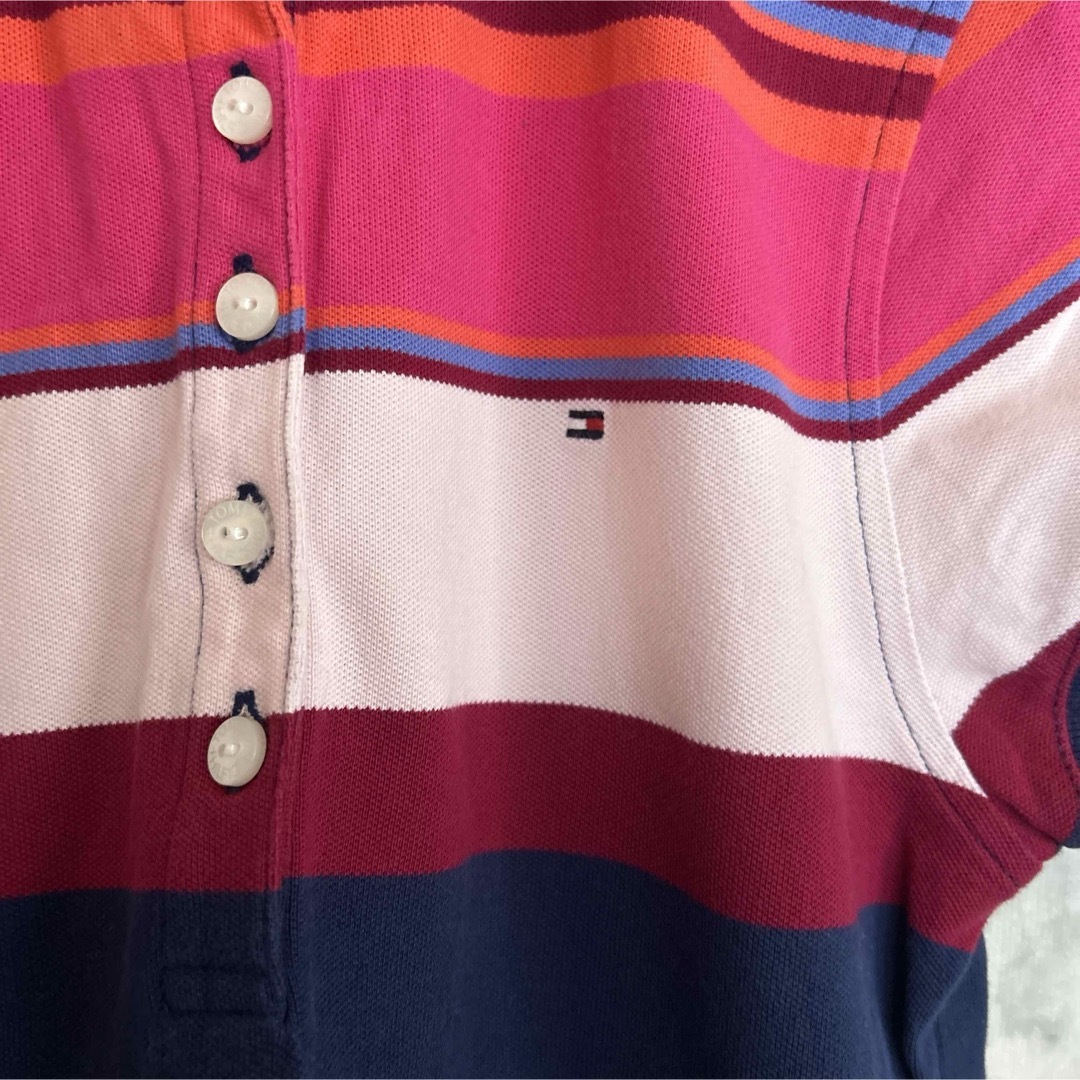 TOMMY HILFIGER - トミーヒルフィガー 膝丈ワンピース 襟付き TOMMY HILFIGER - トミーヒルフィガー 膝丈ワンピース 襟付き