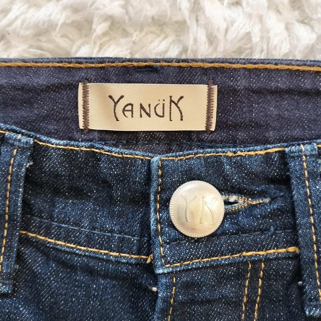 YANUK - YANUK ヤヌーク ボーイズストレート LEA OWI 57111230 YANUK - YANUK ヤヌーク ボーイズストレート LEA OWI 57111230