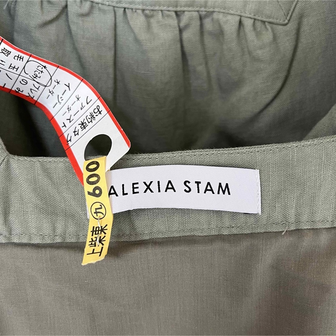 ALEXIA STAM - アリシアスタン コットンリネンワンピース M ALEXIA STAM - アリシアスタン コットンリネンワンピース M
