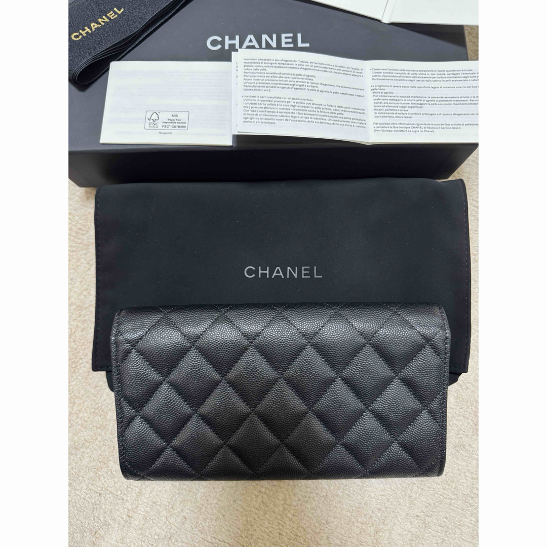 CHANEL - シャネル 長財布 レディース ブラック CHANELの通販 by CHANEL - シャネル 長財布 レディース ブラック CHANELの通販 by