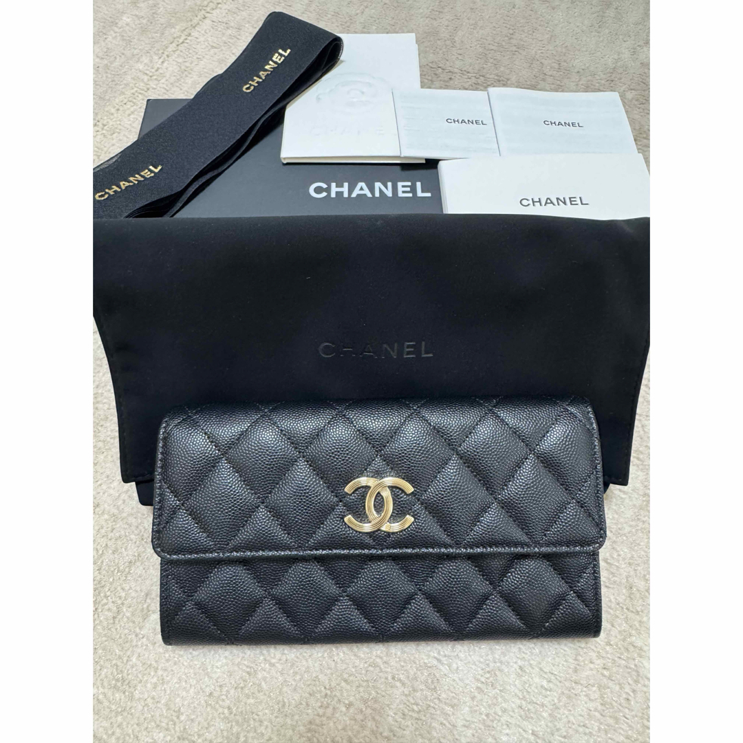 CHANEL - シャネル 長財布 レディース ブラック CHANELの通販 by CHANEL - シャネル 長財布 レディース ブラック CHANELの通販 by
