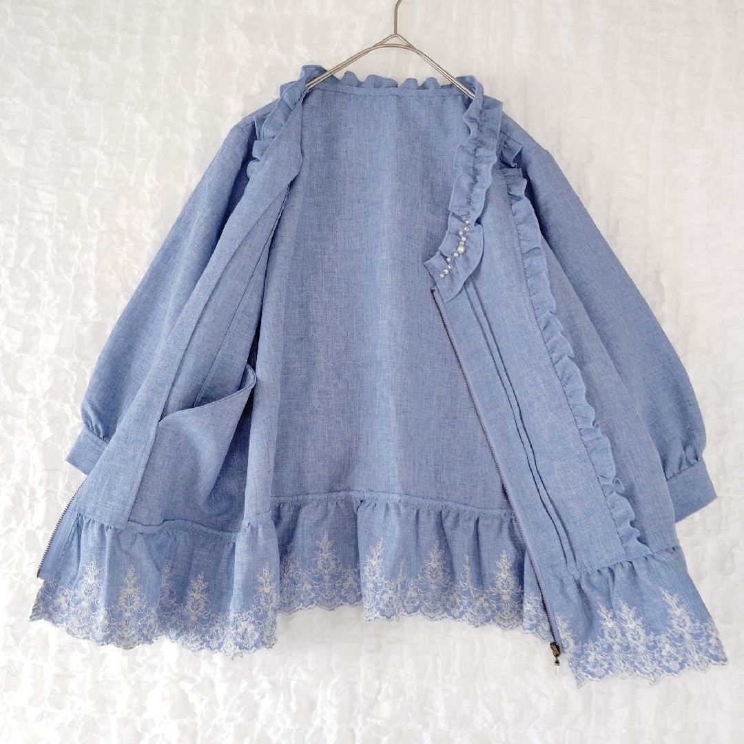 axes femme - 美品 アクシーズファム ジッパー トップス レース axes femme - 美品 アクシーズファム ジッパー トップス レース