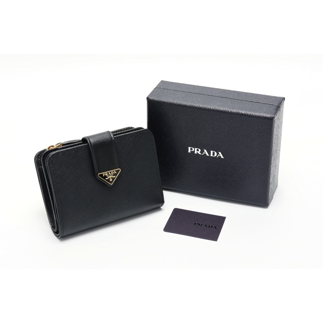 PRADA - プラダ / PRADA サフィアーノタブ 財布 / 二つ折り PRADA - プラダ / PRADA サフィアーノタブ 財布 / 二つ折り