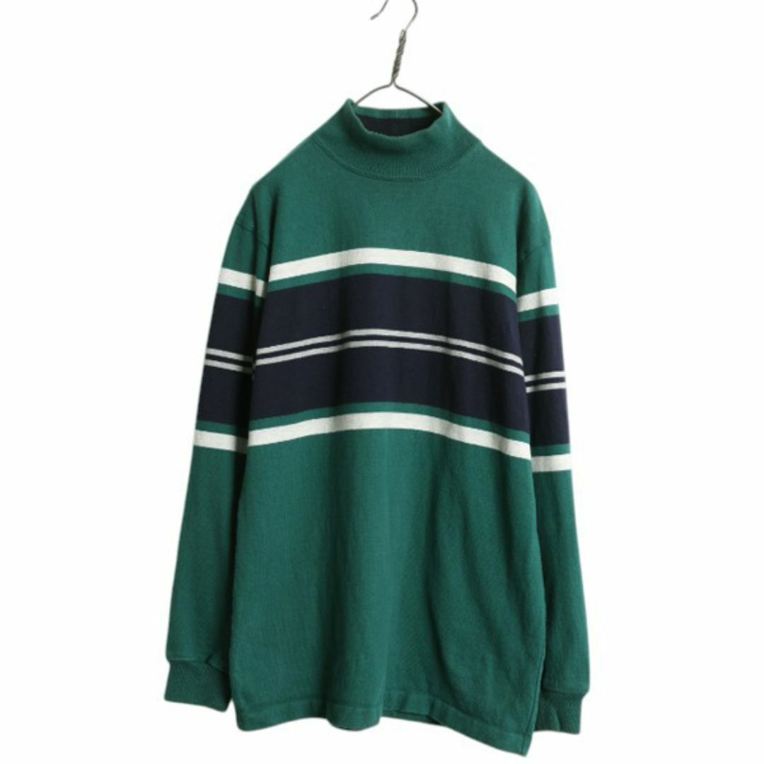 人気大割引 - L.L.Bean 80s ボーダー モックネック エルエルビーン USA製 男性用