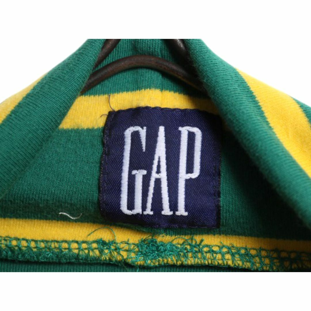 90s OLD GAP タートルネック ボーダー 長袖 Tシャツ メンズ M 90s OLD GAP タートルネック ボーダー 長袖 Tシャツ メンズ M