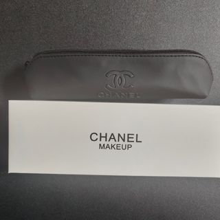 CHANEL - CHANEL シャネル ココマーク コスメポーチ ブラウン CHANEL - CHANEL シャネル ココマーク コスメポーチ ブラウン