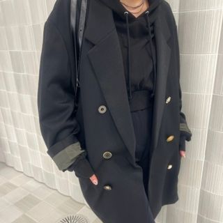 Ameri VINTAGE - Ameri❤️EMBELLISH BUTTON PAPA TW JACKETの Ameri VINTAGE - Ameri❤️EMBELLISH BUTTON PAPA TW JACKETの