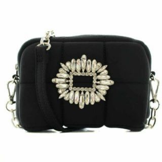 ZARA - ZARA ビジュー付き ショルダーバッグ ブラックの通販 by ZARA - ZARA ビジュー付き ショルダーバッグ ブラックの通販 by