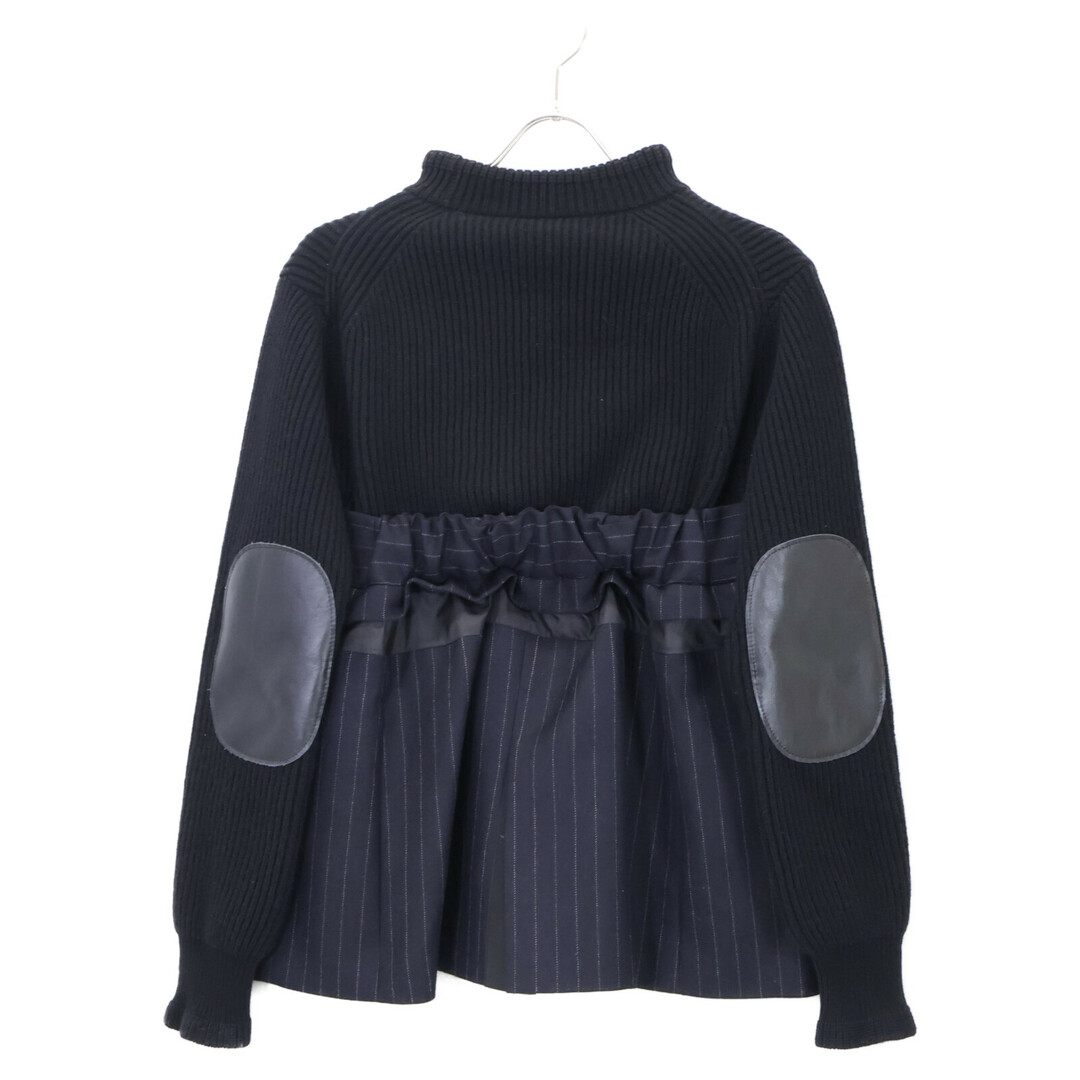 sacai - サカイ 22AW 22-06328 ブラック×ネイビー Wool Knit×Chalk sacai - サカイ 22AW 22-06328 ブラック×ネイビー Wool Knit×Chalk