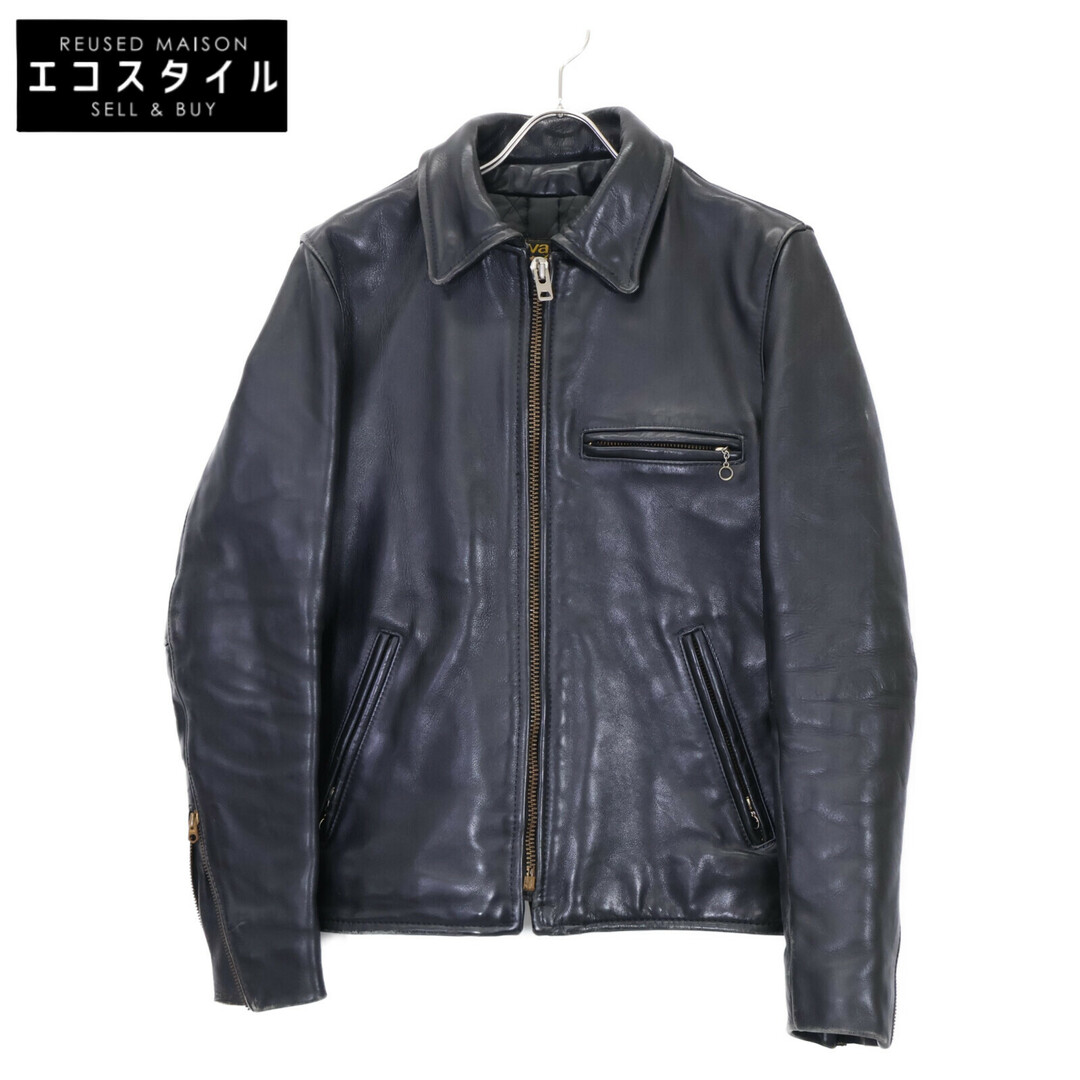 VANSON - バンソン ブラック レザー 9D シングルライダース VANSON - バンソン ブラック レザー 9D シングルライダース