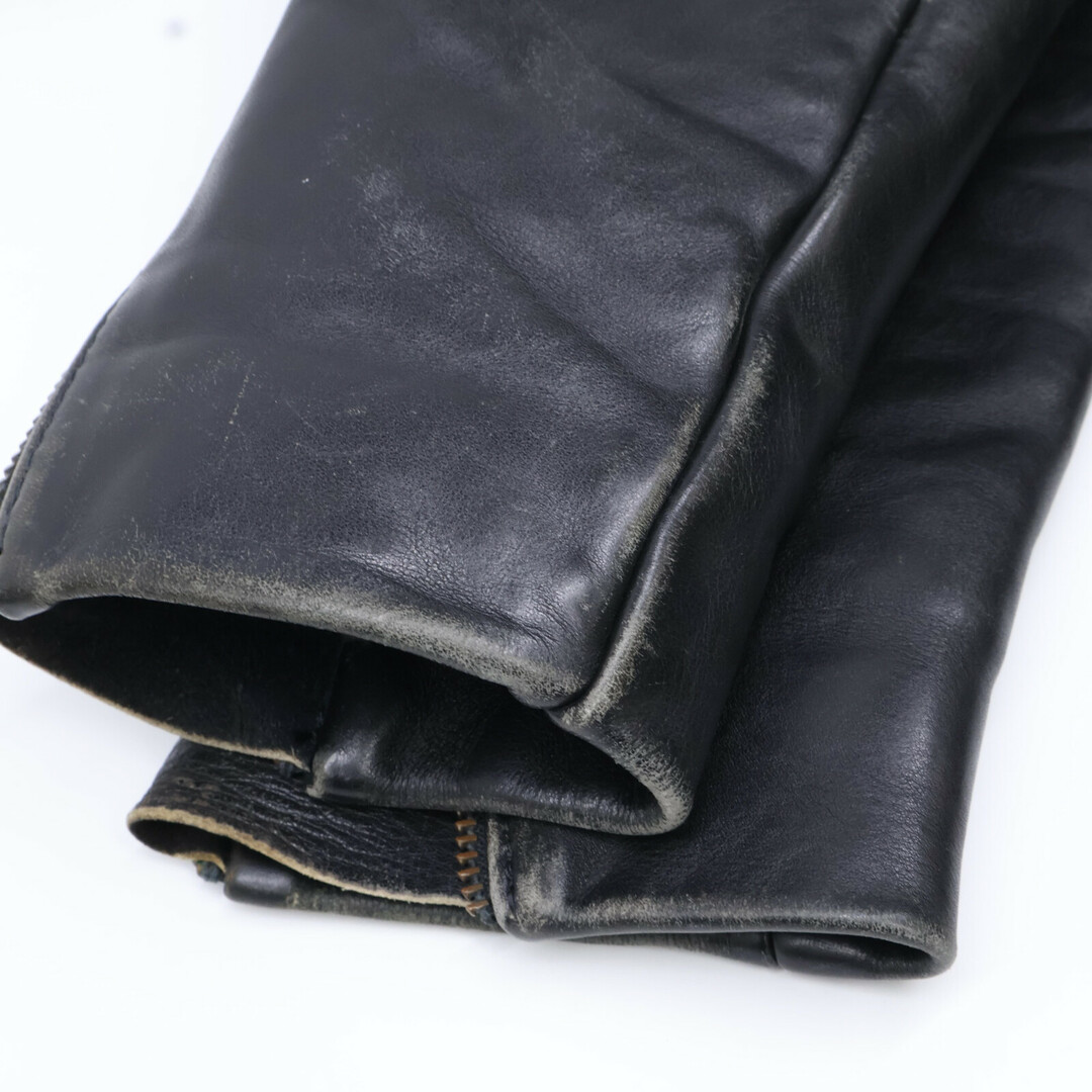 VANSON - バンソン ブラック レザー 9D シングルライダース VANSON - バンソン ブラック レザー 9D シングルライダース