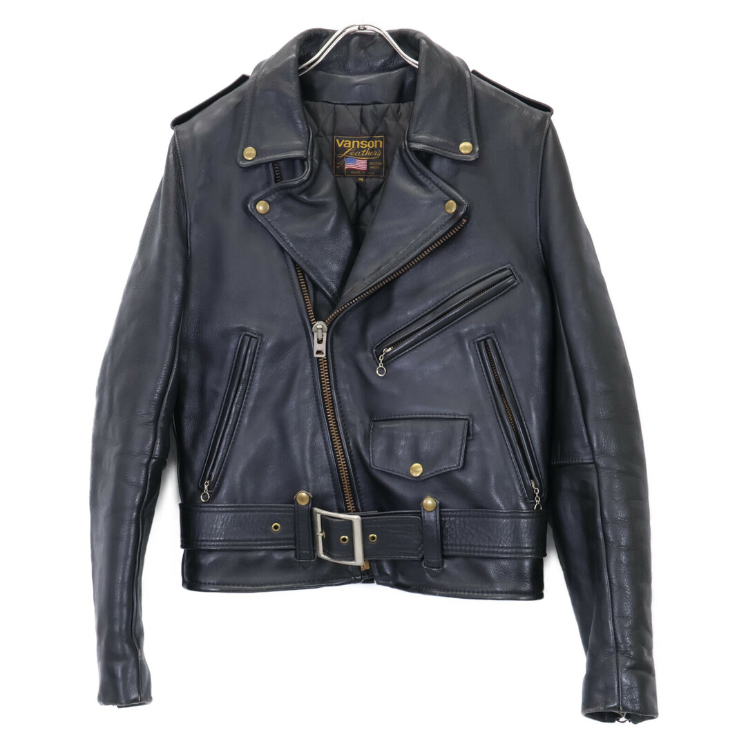 VANSON - バンソン ブラック レザー C2 ダブルライダース VANSON - バンソン ブラック レザー C2 ダブルライダース
