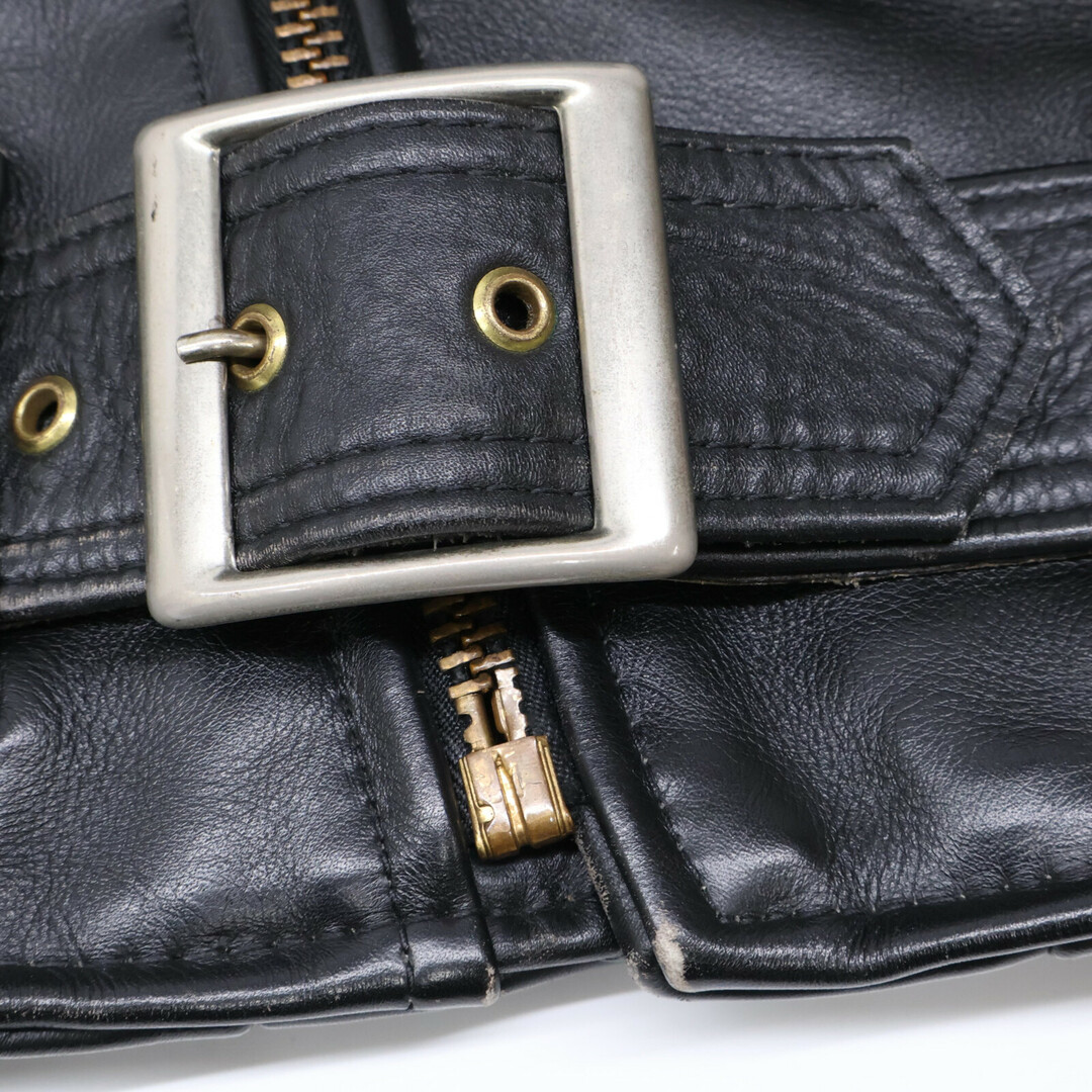 VANSON - バンソン ブラック レザー C2 ダブルライダース VANSON - バンソン ブラック レザー C2 ダブルライダース