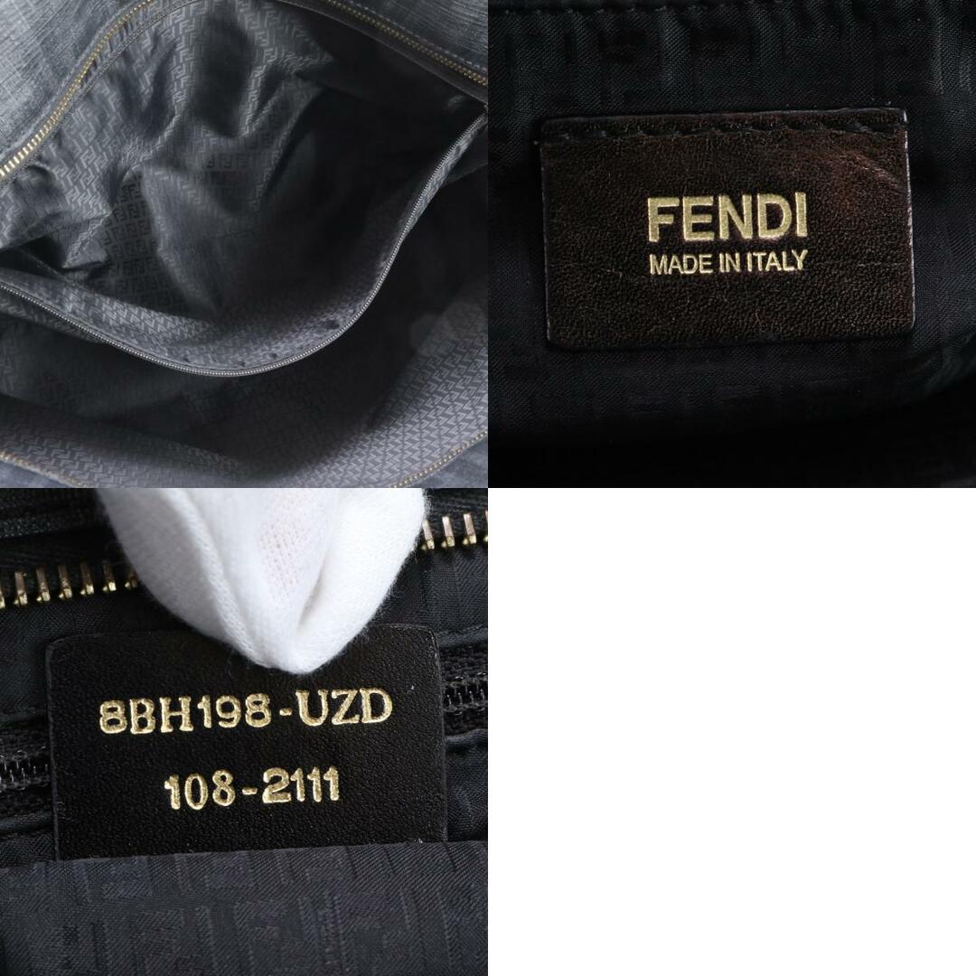 FENDI - 極美品 フェンディ ズッカ 8BH198 UZD レザー トート FENDI - 極美品 フェンディ ズッカ 8BH198 UZD レザー トート