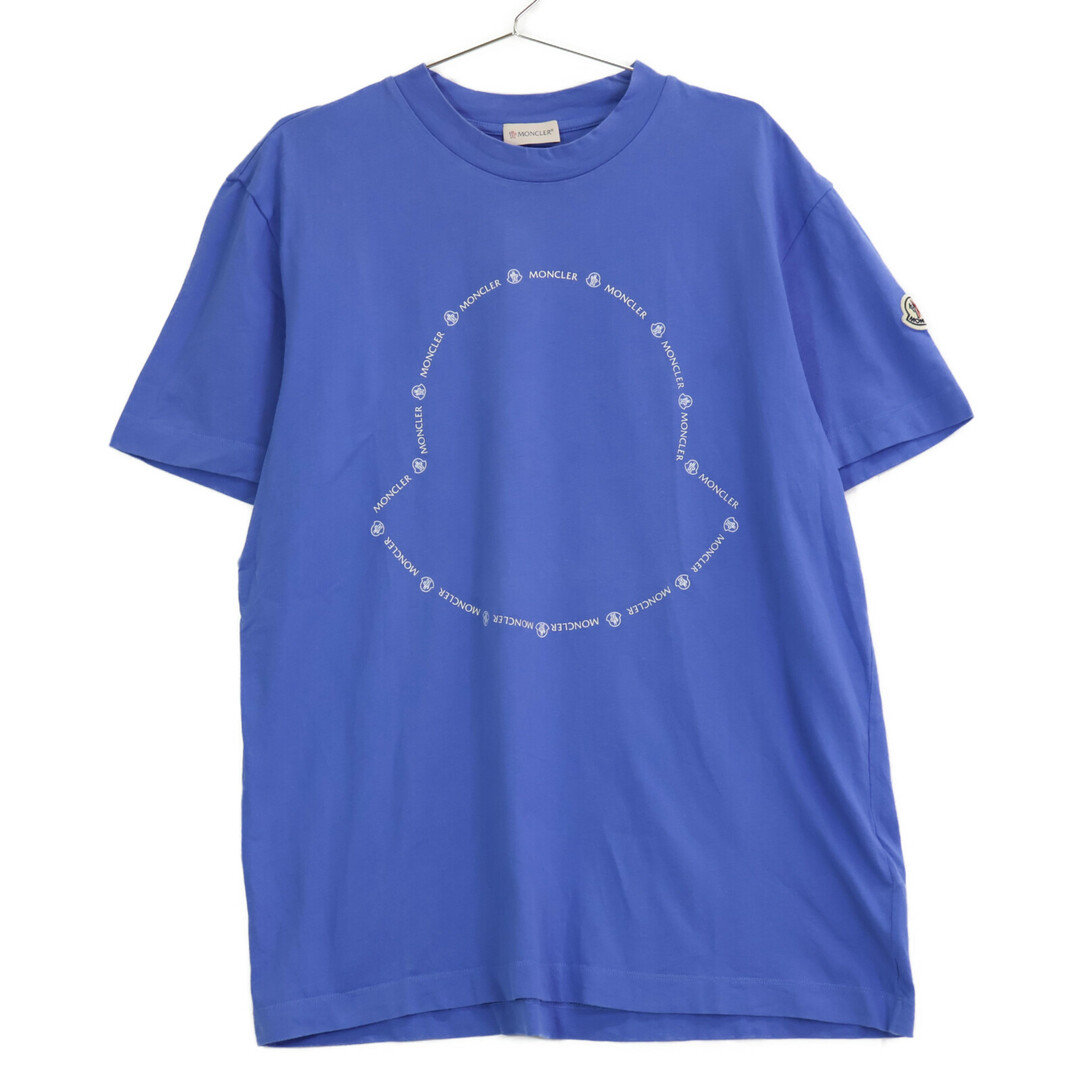 MONCLER - モンクレール 21年 ブルー Tシャツ Lの通販 by エコ MONCLER - モンクレール 21年 ブルー Tシャツ Lの通販 by エコ