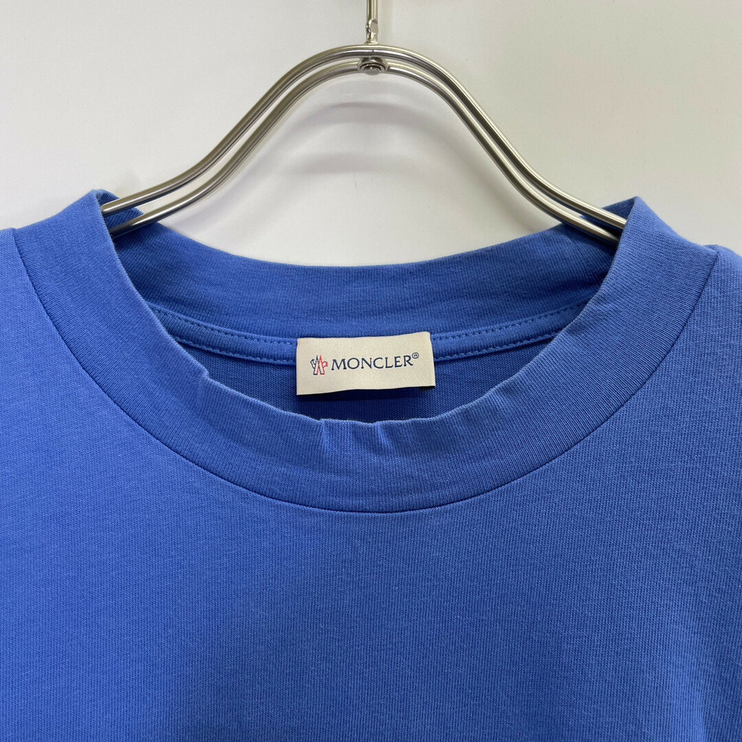 MONCLER - モンクレール 21年 ブルー Tシャツ Lの通販 by エコ MONCLER - モンクレール 21年 ブルー Tシャツ Lの通販 by エコ