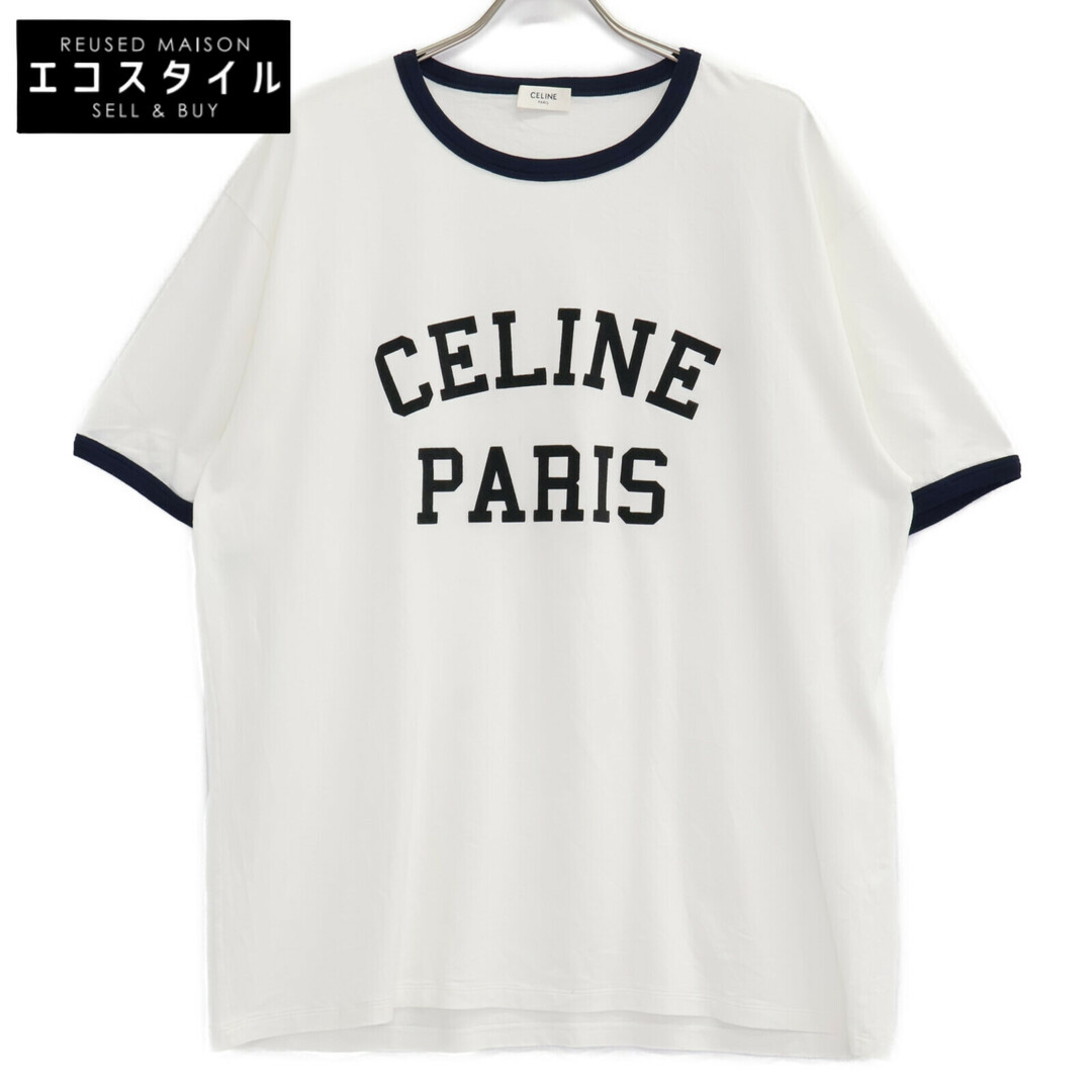 CELINE - セリーヌ ホワイト×ネイビー 2X45M671Q.01NBT シャツ CELINE - セリーヌ ホワイト×ネイビー 2X45M671Q.01NBT シャツ