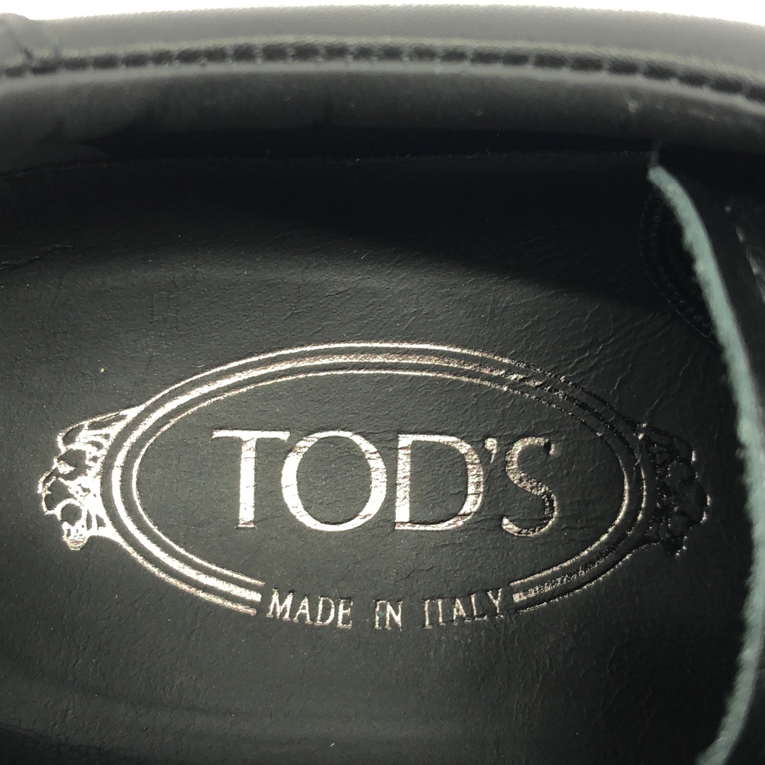 TOD'S - TOD'S トッズ ローカット レザースニーカー ブラック TOD'S - TOD'S トッズ ローカット レザースニーカー ブラック