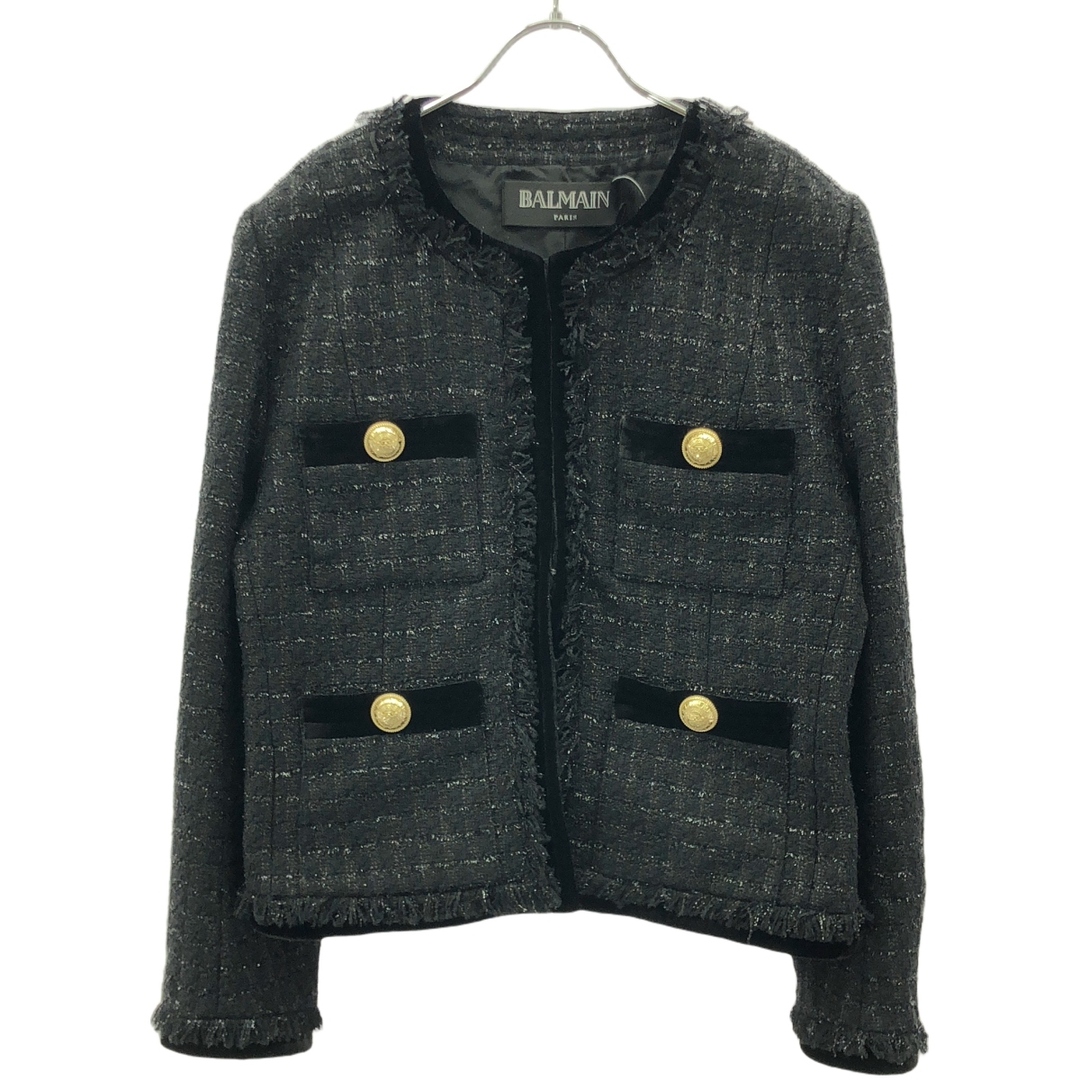 BALMAIN - BALMAIN Paris バルマンパリ ツイードジャケット BALMAIN - BALMAIN Paris バルマンパリ ツイードジャケット