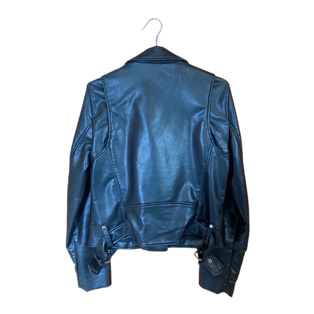 ZARA - ZARA ブラック レザージャケット ライダース 革ジャン L ZARA - ZARA ブラック レザージャケット ライダース 革ジャン L