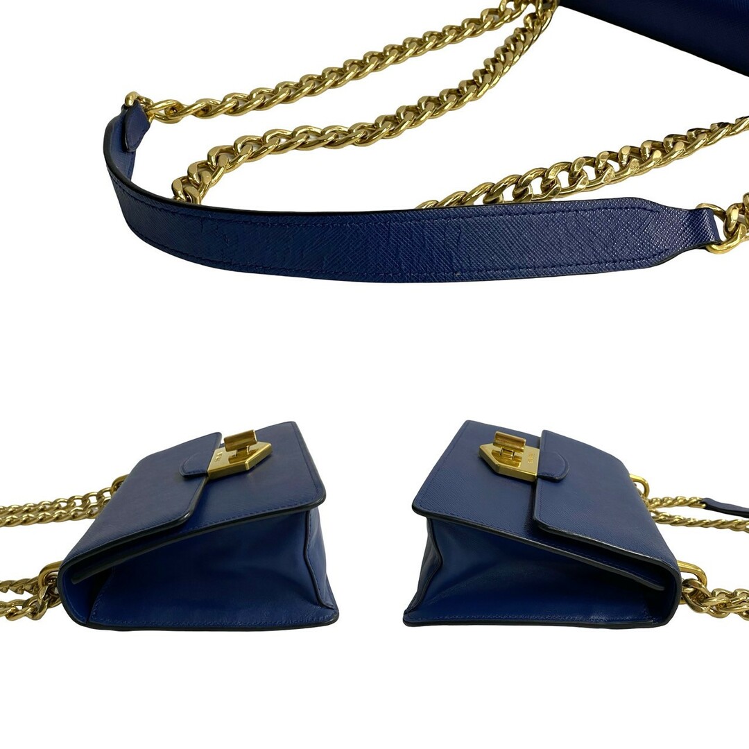 PRADA - 極 美品 PRADA プラダ ロゴ ターンロック ゴールド 金具 PRADA - 極 美品 PRADA プラダ ロゴ ターンロック ゴールド 金具