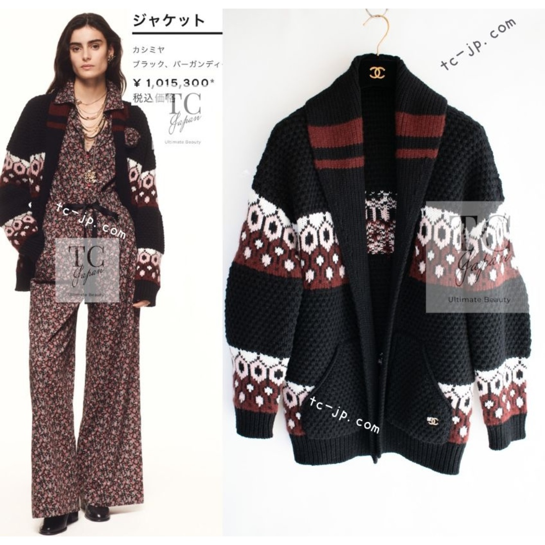 CHANEL - シャネル カーディガン 2024 CHANEL ブラック ふわふわ CHANEL - シャネル カーディガン 2024 CHANEL ブラック ふわふわ