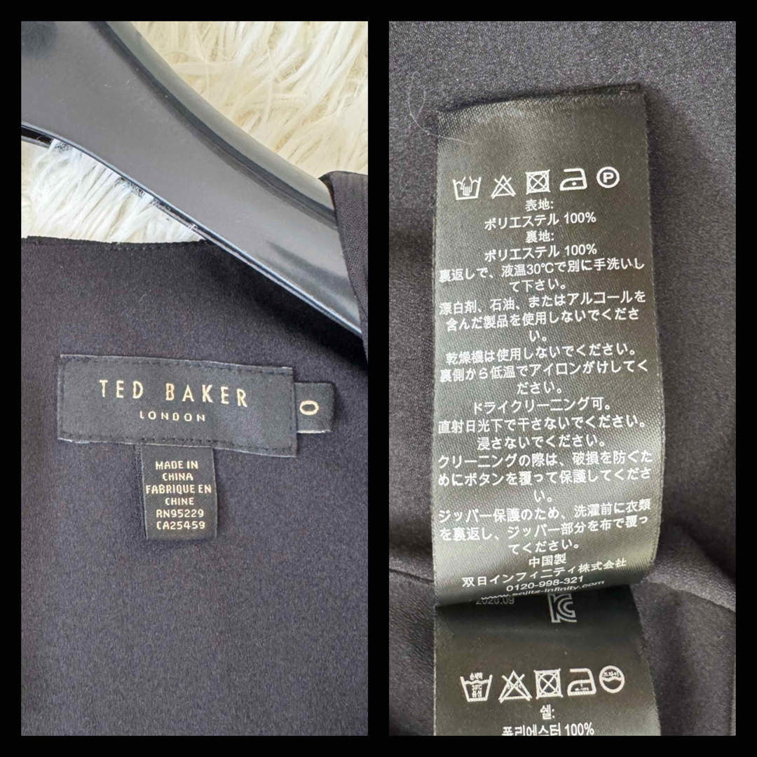 TED BAKER - テッドベイカー 花柄 カシュクール プリーツ TED BAKER - テッドベイカー 花柄 カシュクール プリーツ