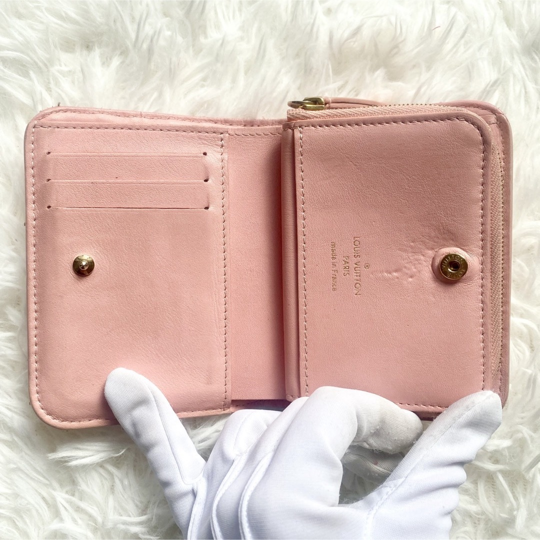 LOUIS VUITTON - ルイヴィトン 二つ折り財布 ピンク LOUIS VUITTON - ルイヴィトン 二つ折り財布 ピンク
