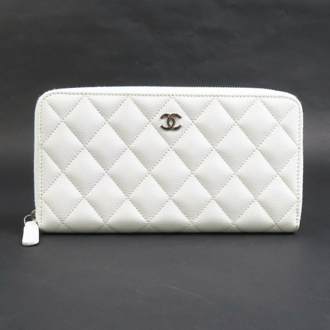 CHANEL - シャネル CHANEL ラウンドファスナー長財布 キャビア CHANEL - シャネル CHANEL ラウンドファスナー長財布 キャビア