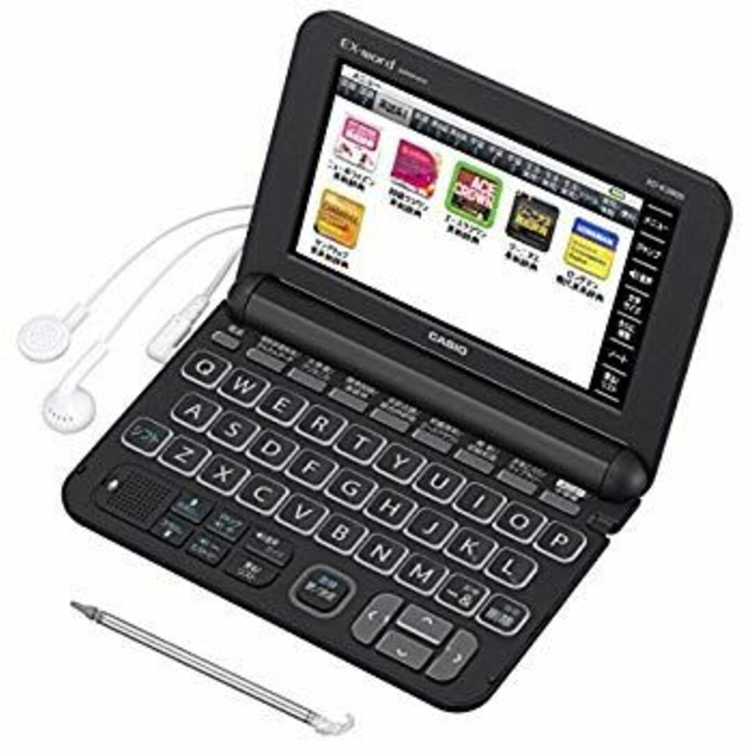 カシオ 電子辞書 エクスワード 中学生モデル XD-K3800BK ブラック コンテンツ160 qqffhab インテリア/住まい/日用品の文房具(その他)の商品写真